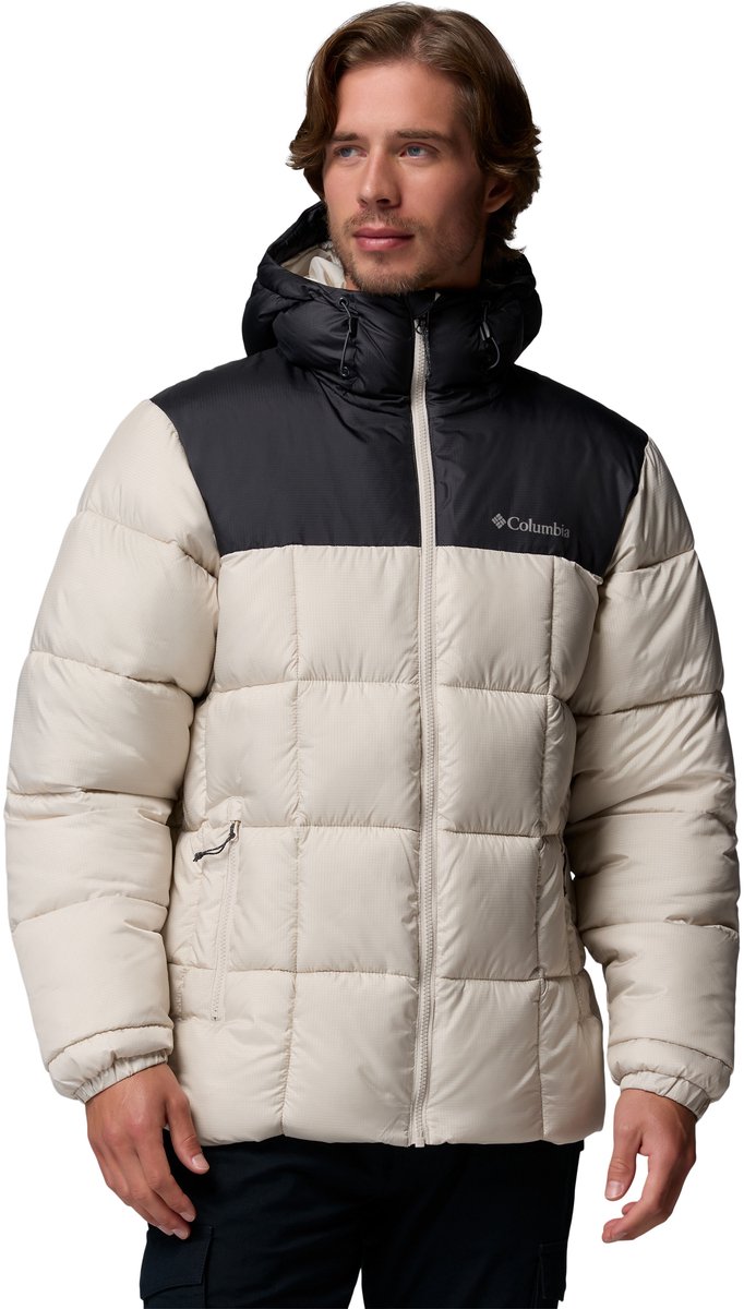 Columbia puffect™ iv hooded jacket heren outdoorjas - dark stone, shark m