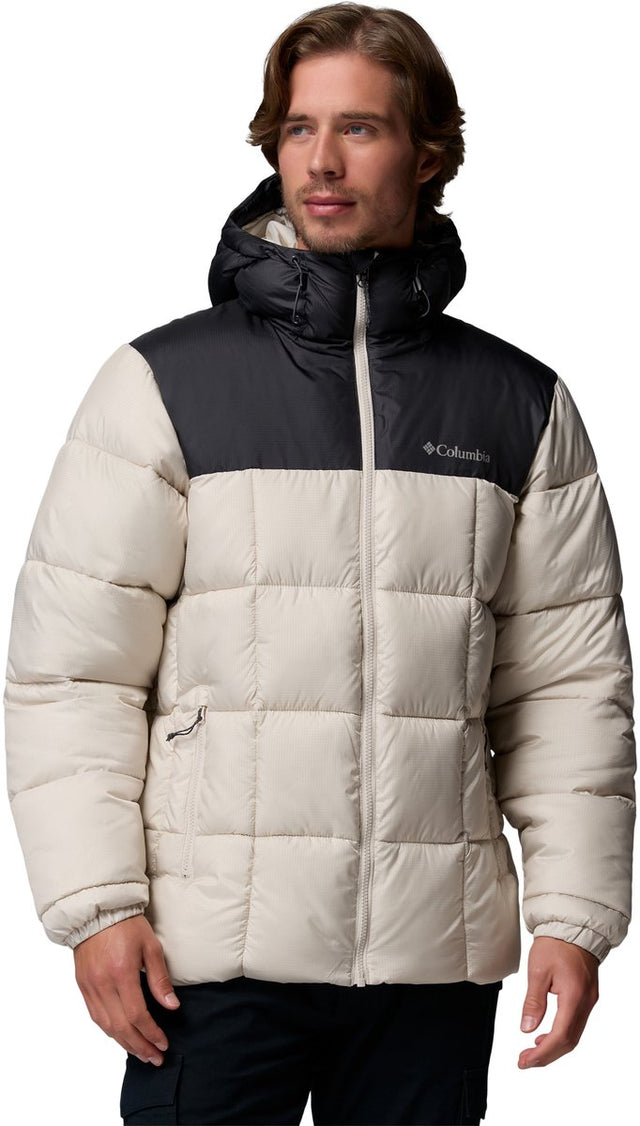Columbia puffect™ iv hooded jacket heren outdoorjas - dark stone, shark m