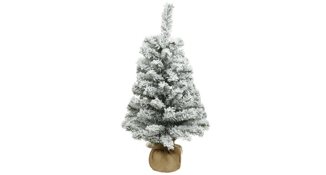 Imp erial mini tree snowy indoor green white dia35 h60 cm