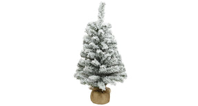 Imp erial mini tree snowy indoor green white dia46 h90 cm