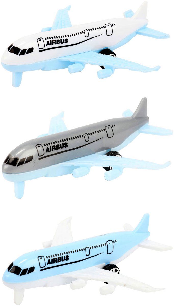 Toi-toys Airbus-Flugzeuge, 3-tlg.