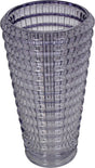 Hd collection vaas glas paars 13x13x22,5cm
