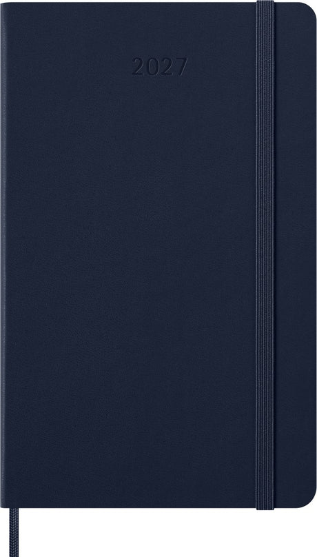 Moleskine 12-Monats-Tagebuch – 2027 – täglich – groß – Hardcover – Saphirblau