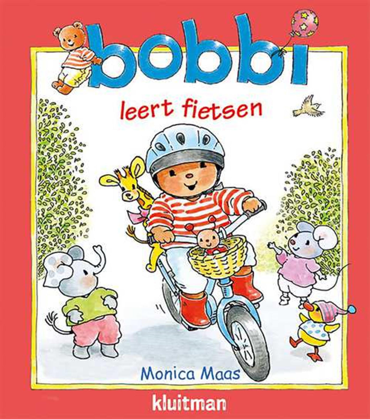 Kluitman Bobbi Publisher lernt den Fahrrad