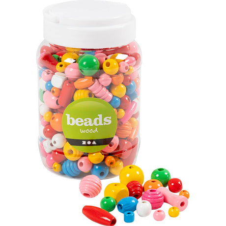Kreativunternehmen https: www.cchobby.nl wood-beads-size-5-28-mm-hole-size-2-5-3-mm-ca-466-piece-various-colors-175-gr-400-ml-1-bucket