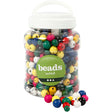 Kreativunternehmen https: www.cchobby.nl wood-beads-d-8-10-12-mm-hole size-2-2-5-mm-ca-540-piece-verschiedene-farben-175-gr-400-ml-1-eimer