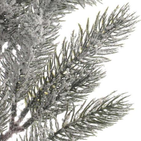 Decoris künstlicher Tannenzweig mit Schnee 5x11x49cm