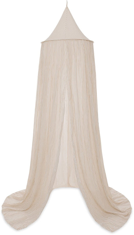 Jollein baldachin betthimmel 245cm stripe - oatmeal hazel