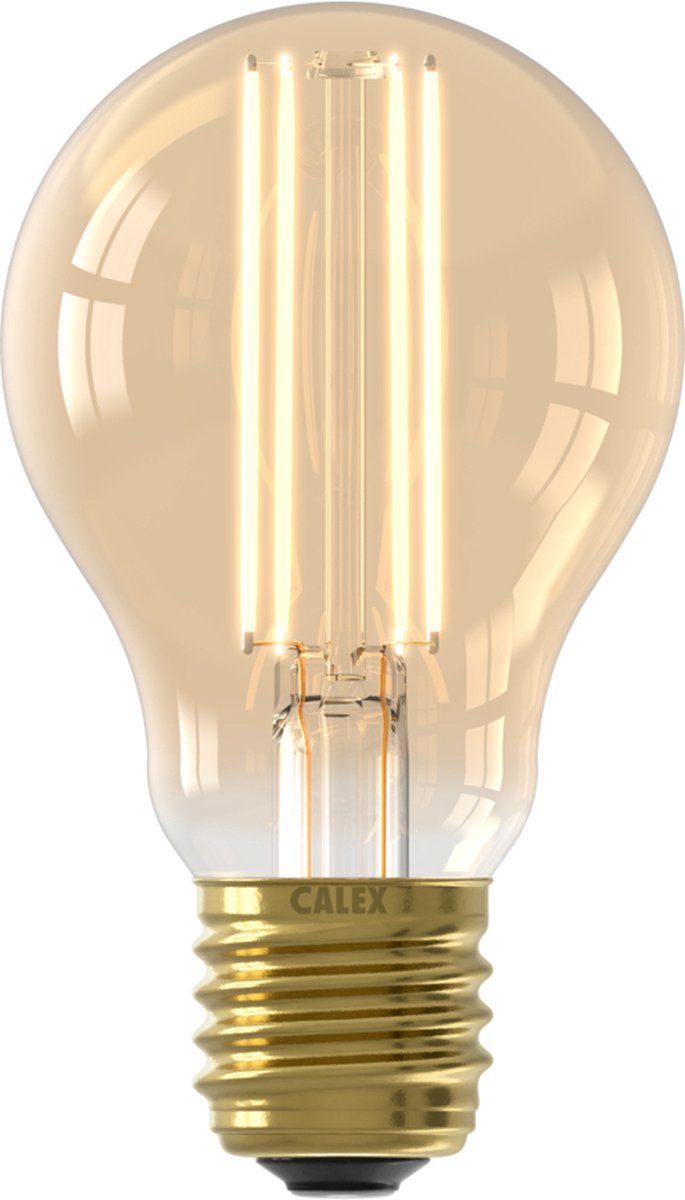 Calex-Filament-LED-Lampe – E27 – A60-Lichtquelle Gold – 4,5 W – dimmbar