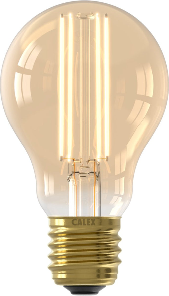 Calex-Filament-LED-Lampe – E27 – A60-Lichtquelle Gold – 4,5 W – dimmbar