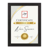 ZEP V4721B Zertifikat schwarz 21x29.7 cm