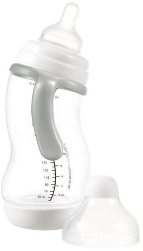 Difrax Babyflasche – 310 ml – weiß – 1 Stück – S-Flasche – Anti-Kolik