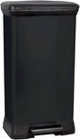 Curver Decobin Abfallbehälter – 50 l – 39 x 29 x 72 cm – schwarz