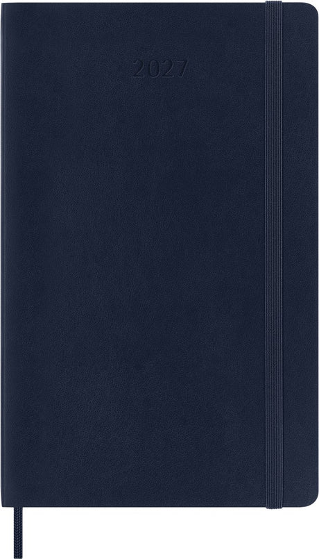 Moleskine 12-Monats-Tagebuch – 2027 – wöchentlich – groß – Softcover – Saphirblau