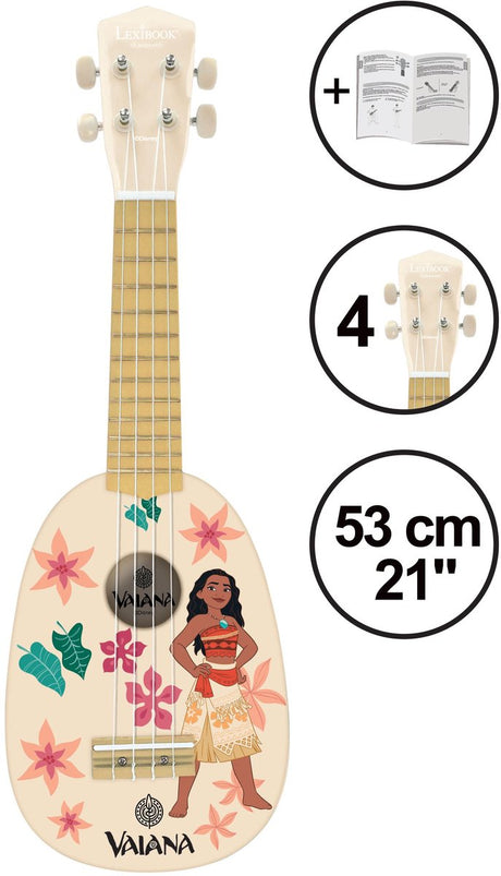 Lexibook Holz-Ukulele mit Nylonschnur – 53 cm