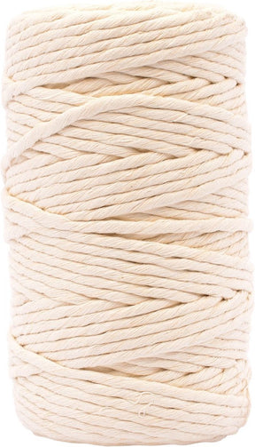 Vaessen creative macrame touw - naturel - 5mmx100m