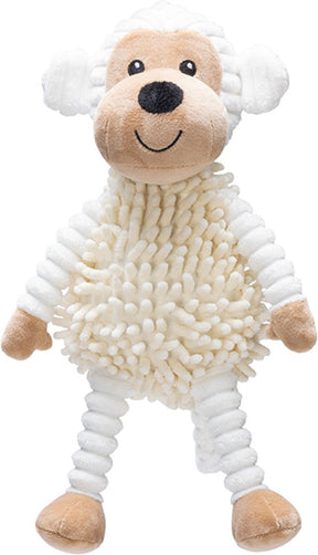 Beeztees eco hondenknuffel aap jeppe - hondenspeelgoed - pluche - 36x30 cm