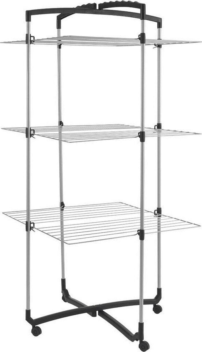 Metaltex Tomado Trockenturm Faro Silber 72 x 69 x 134 cm