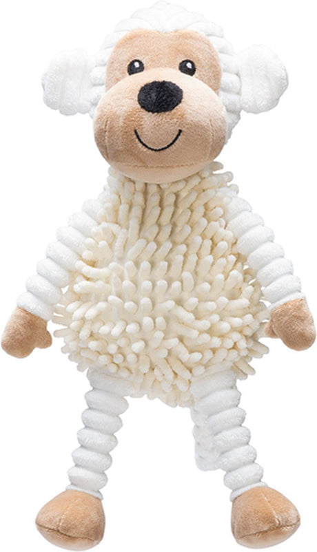 Beeztees eco hondenknuffel aap jeppe - hondenspeelgoed - pluche - 36x30 cm