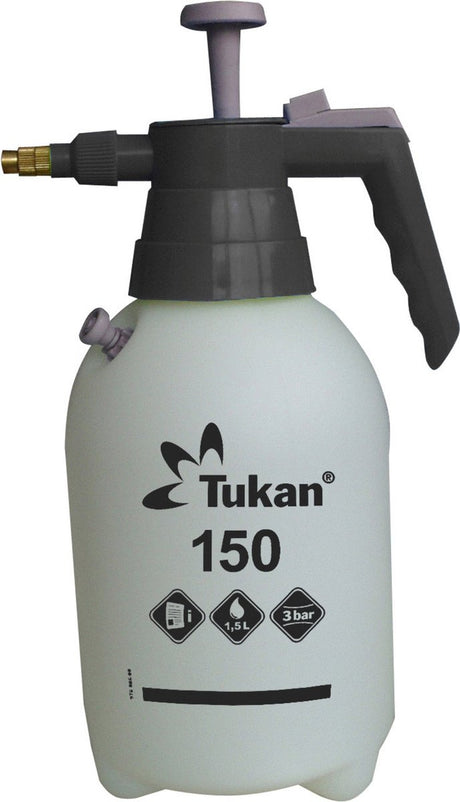 Gloria Tukan Drucksprüher – verstellbare Messing-Saugdüse – 1,5 l