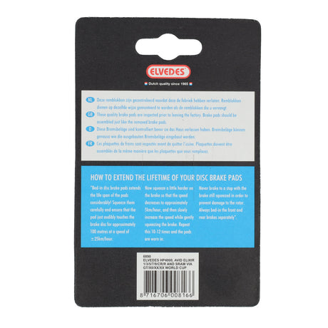 Scheibenbremsblock Set Eledes organic avid xx x0 avid All Elixir (1 Paar)