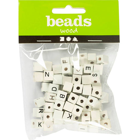 Creativ Company Letter Perlen White A-Z, 92st.