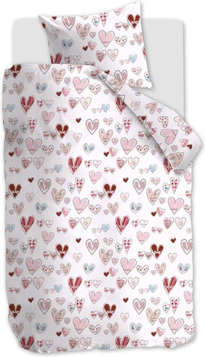 Beddinghouse kids sweethearts dekbedovertrek - eenpersoons - 140x200 - multi