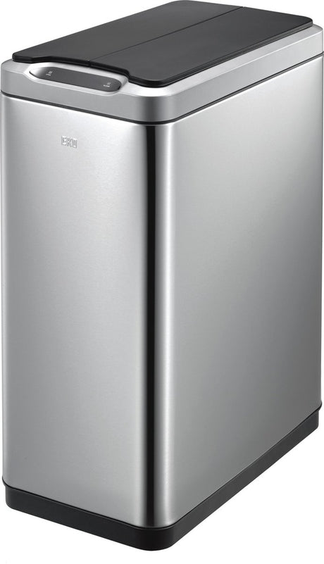 EKO Mülldose mit Sensor Phantom 2x20 l Matte Silberfarbe