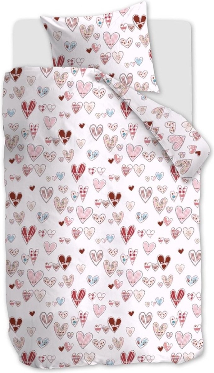 Beddinghouse kids sweethearts dekbedovertrek - eenpersoons - 100x135 - multi