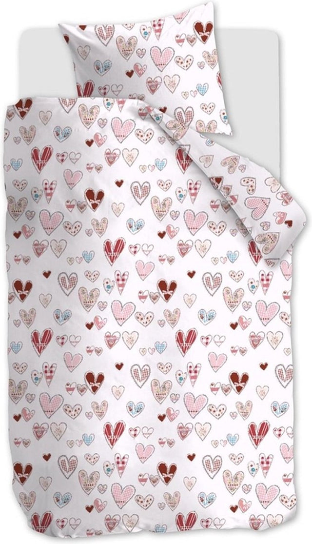 Beddinghouse kids sweethearts dekbedovertrek - eenpersoons - 100x135 - multi