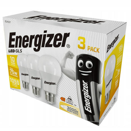 Energizer-Serie – LED-Lampe – 11 W (entspricht 75 W), E27, warmweiß, 1055 lm