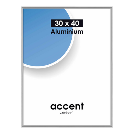 Nielsen Design Nielsen Fotorahmen 59844 Akzent mattsilber 30x45 cm