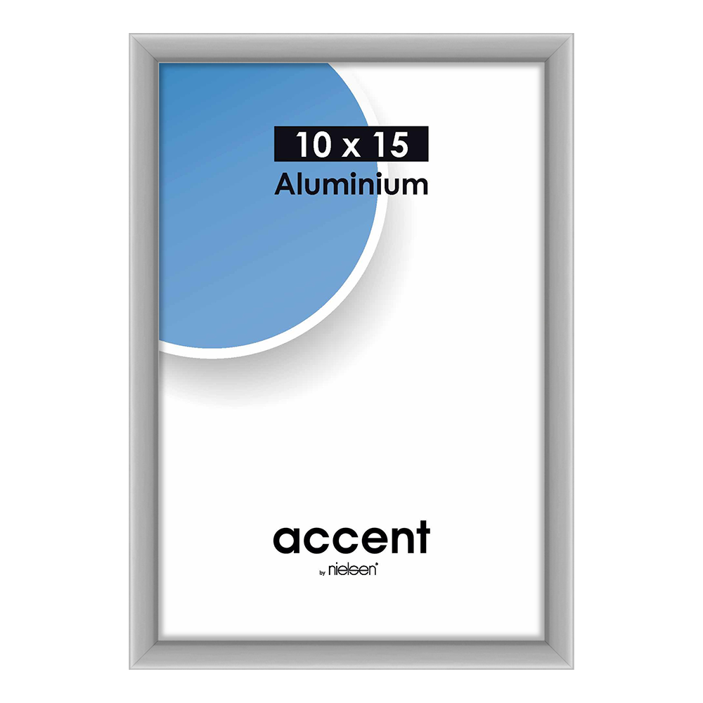 Nielsen Design Nielsen Fotorahmen 51224 Akzent mattsilber 10x15 cm
