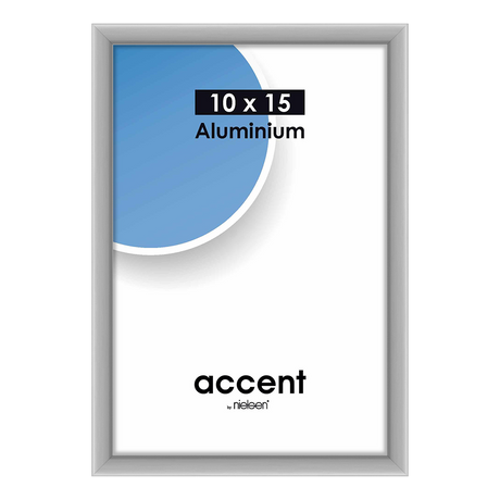 Nielsen Design Nielsen Fotorahmen 51224 Akzent mattsilber 10x15 cm