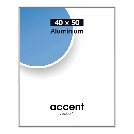 Nielsen Design Nielsen Fotorahmen 52524 Akzent mattsilber 40x50 cm