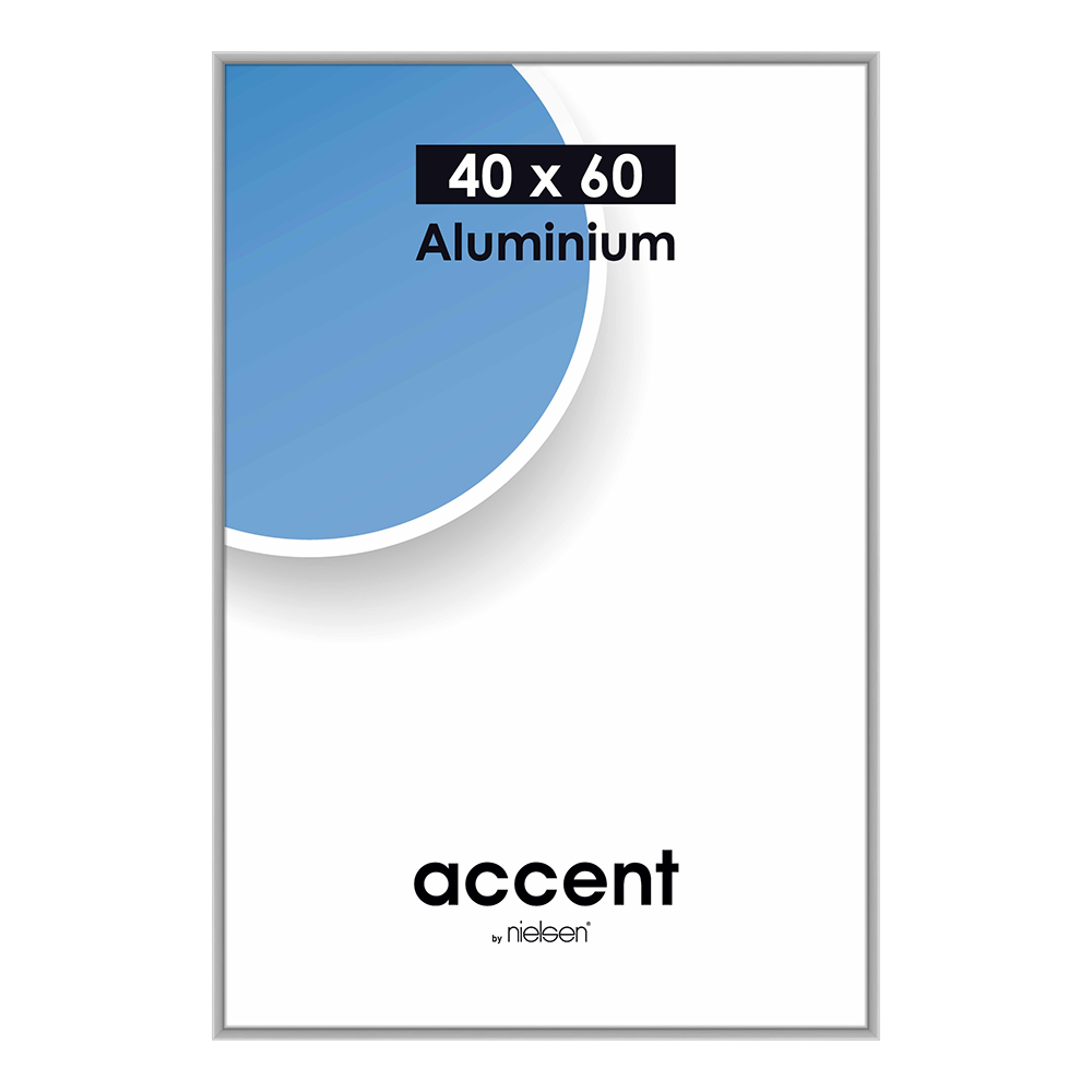 Nielsen Design Nielsen Fotorahmen 55124 Akzent mattsilber 40x60 cm