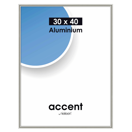 Nielsen Design Nielsen Fotorahmen 52431 Akzentperle Quecksilber 30x40 cm