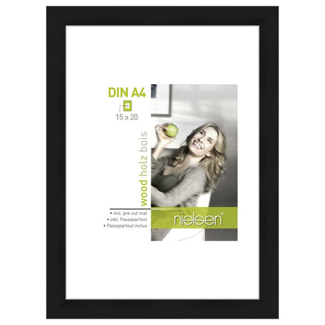 Nielsen Design Nielsen Fotorahmen 8988041 Apollon schwarz 18x24 13x18 cm