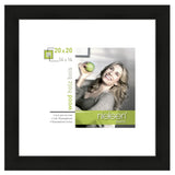 Nielsen Design Nielsen Bilderrahmen 8988051 Apollon schwarz 20x20 14x14 cm