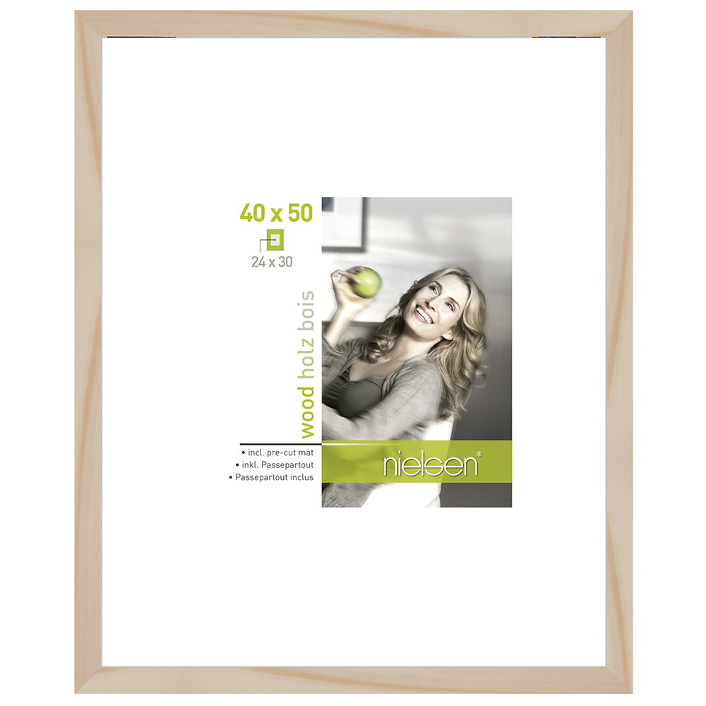 Nielsen Design Nielsen Fotorahmen 8988023 Apollon Natur 40x50 24x30 cm