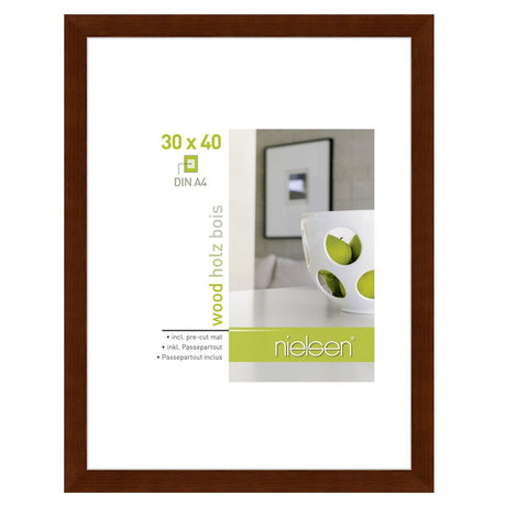 Nielsen Design Nielsen Fotorahmen 8988019 Apollon Wenge 30x40 21x29,7 cm