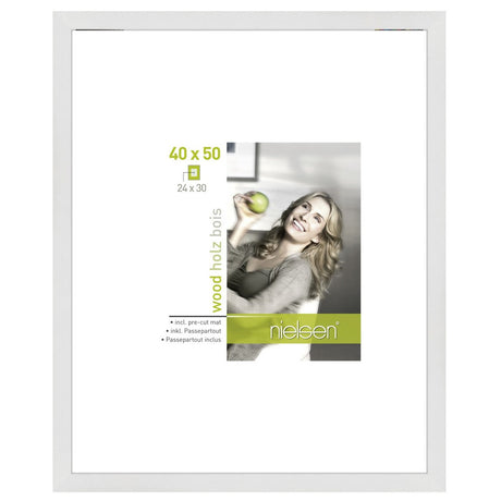 Nielsen Design Nielsen Bilderrahmen 8988025 Apollon Silber 40x50 cm