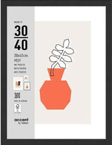 Nielsen Design Nielsen Fotorahmen 3230201 Holz 19 schwarz 30x40 cm