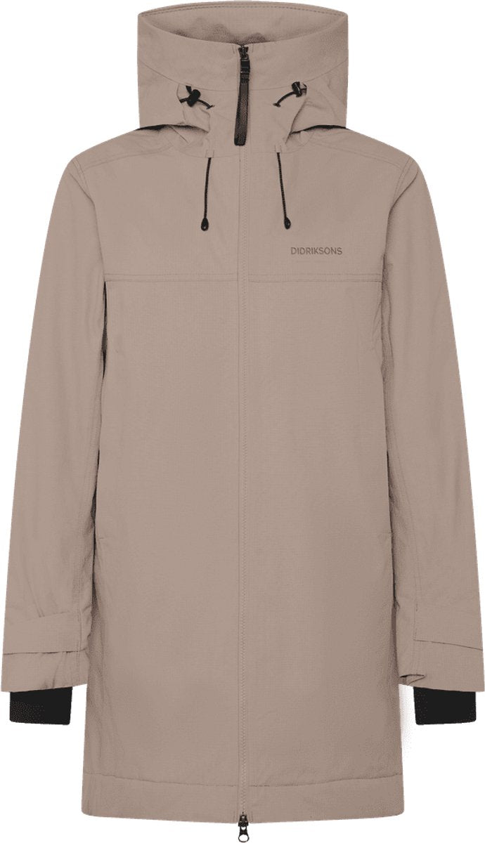 Didriksons eris wns parka dames outdoorjas - ash brown