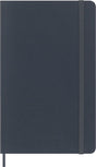 Moleskine Vegea Notizbuch Capri groß (13 x 21 cm), linierter Softcover – Petroleum (Box)