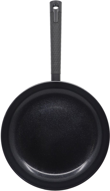 Merkloos sans marque cb chef koekenpan - ø 20cm - 100% pfas vrij - keramische antiaanbaklaag - inductie koekenpan - zwart