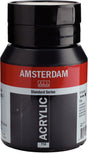 Amsterdam standard series acrylverf pot 500 ml oxydzwart 735