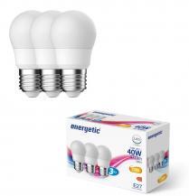 Enzo Energitc Bullet E27 5,6 W matt, 3er-Pack