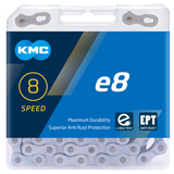 Kmc ketting e8 turbo ept 8v 122l waxed zilver