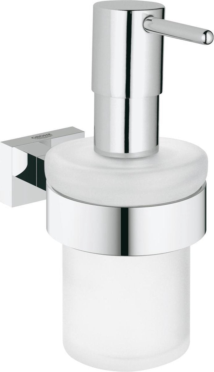 Grohe Essentials Würfelhalter mit Seifenspender – Chrom – 160 ml – 40756001